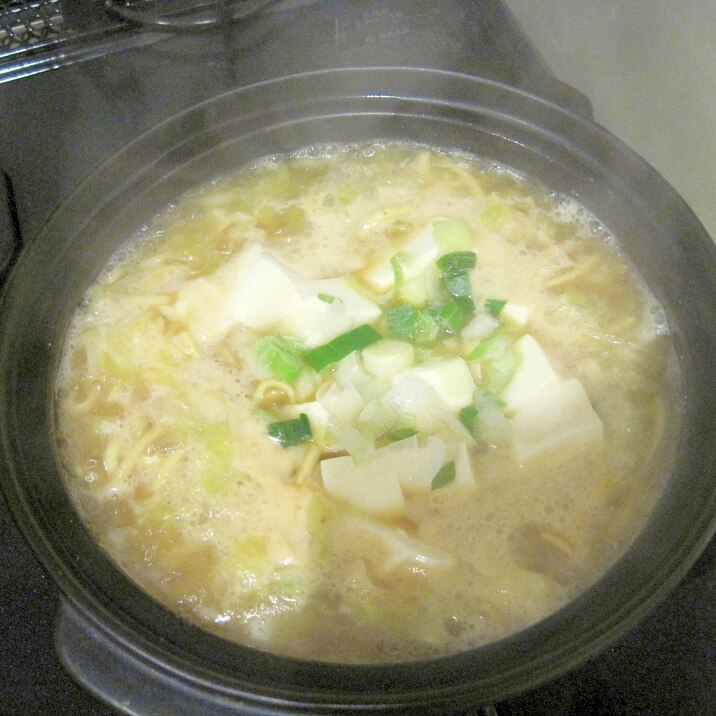 豆腐とねぎのラーメン